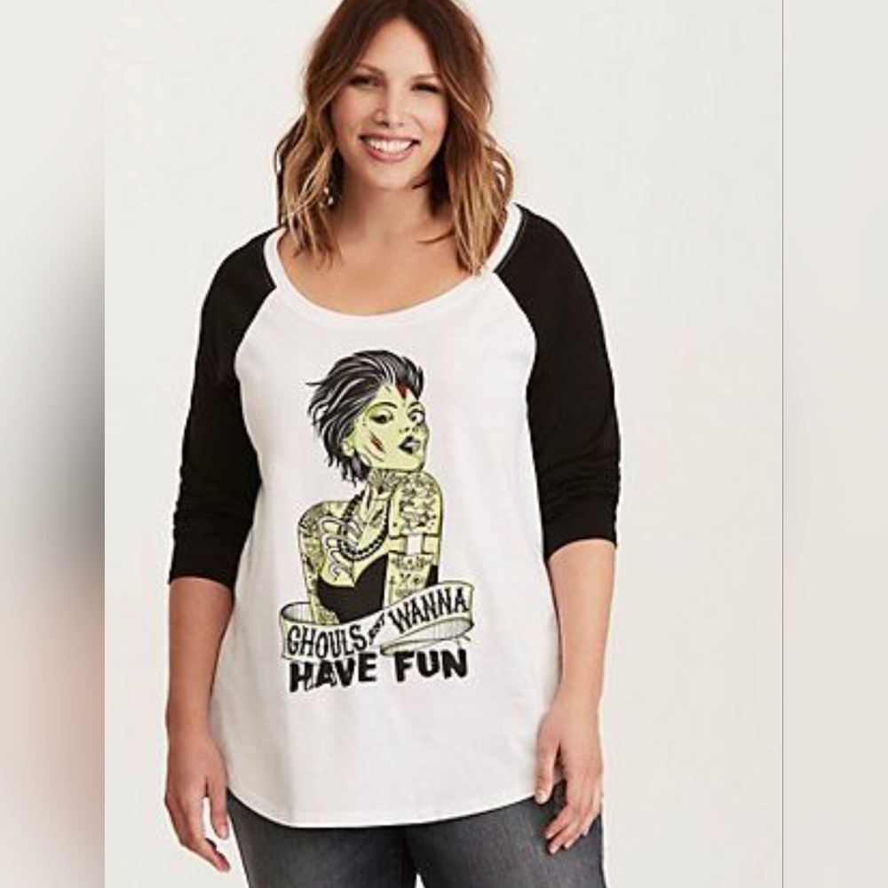 Torrid baseball tee size 4